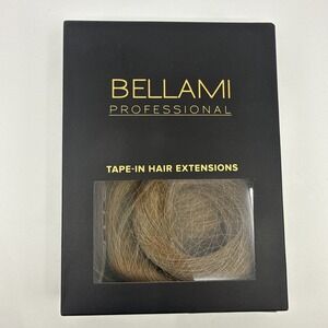 BELLAMI Caramel Blonde #18-46 Marble Blends Straight Tape In Extensions 16" NEW